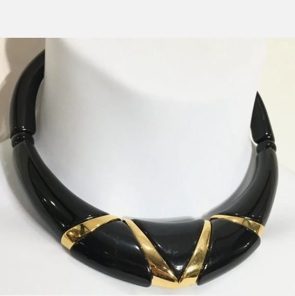 Vintage 80s Couture Napier Collar Necklace - Picture 5 of 8